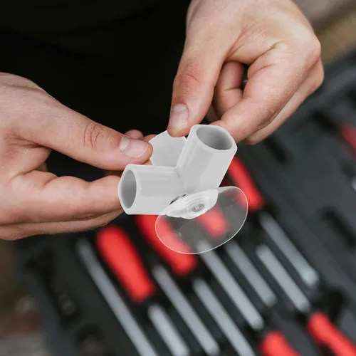 Vista 9 de ERINGOGO Piezas Conectores de codo Accesorios de junta para seguridad interior y montaje versátil Compatible con patios y puertas de juego