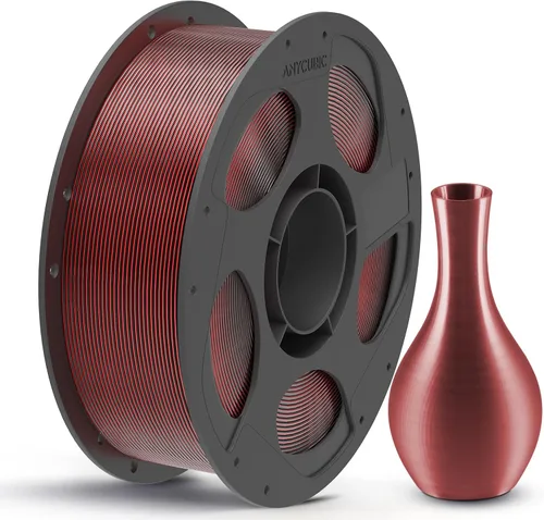 Vista 32 de ANYCUBIC - Bobina de filamentos Galaxy para impresora 3D, de PLA y purpurina brillante, de 1.75 mm y con precisión dimensional de +/- 0.03 mm, 1 kg