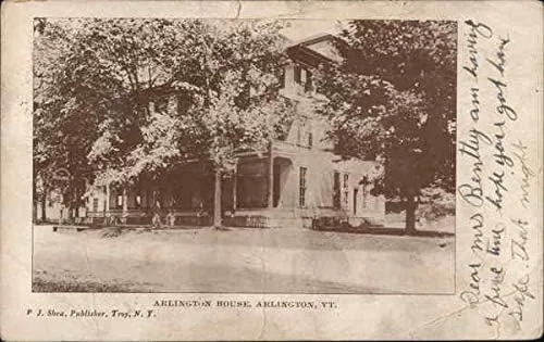 Arlington House Arlington, Vermont VT Original Antique Postcard