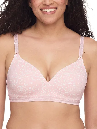 Vista 15 de Warner's Cloud 9® 1269 - Brasier cómodo sin aros para mujer, supersuave y ligeramente forrado Estampado Floral Azul Bebé