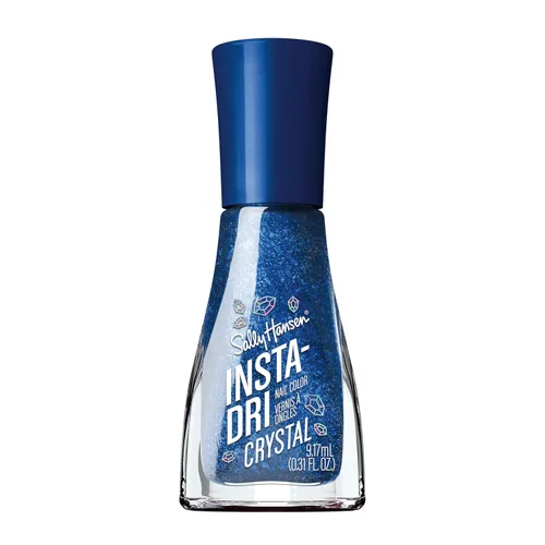 Vista 16 de Sally Hansen Insta-Dri Holo-Glow Esmalte de uñas de secado rápido, duración prolongada, brillo sin vetas Semi-opaco, con destellos 102 Lila