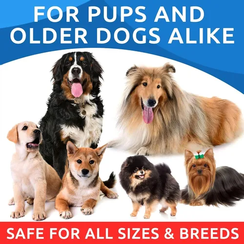 Vista 8 de BARK&SPARK Omega 3 para perros - 180 golosinas de aceite de pescado para la muda de pelo de perros, masticables para alergias en la piel, alivio