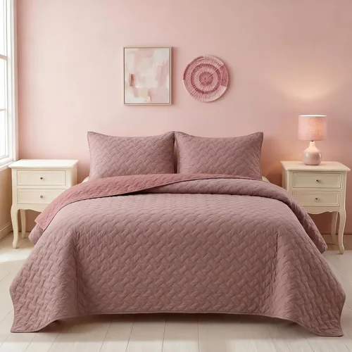 Vista 19 de Bedsure Colchas de tamaño individual – Colchas ligeras de tamaño individual con patrón de tejido de cesta, ropa de cama suave, colcha de edredón