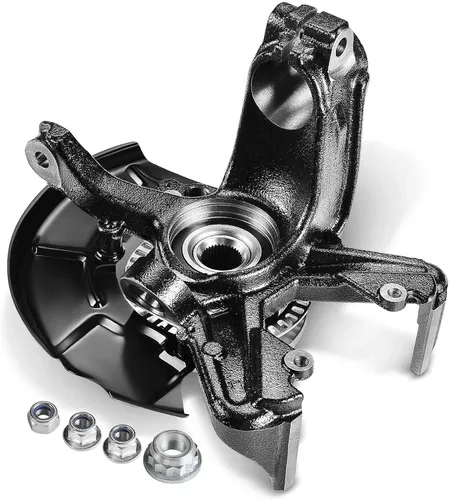 Vista 9 de A-Premium 2 manguitos de dirección delanteros izquierdo y derecho y cojinete de rueda compatible con Volkswagen Jetta 1999-2005, Beetle 1998-2010