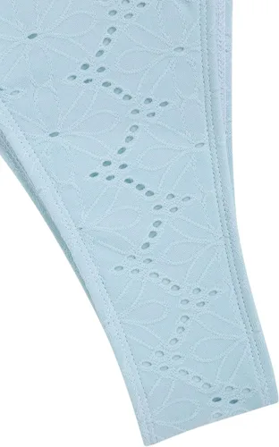 Vista 4 de ZAFUL Traje de baño de dos piezas para mujer, sin tirantes, con lazo en la espalda, corte alto