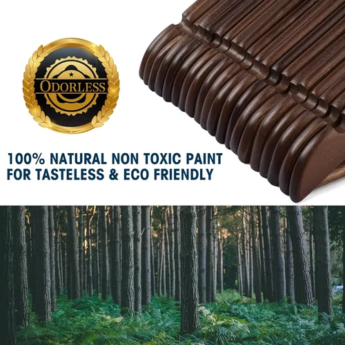 Vista 3 de Paquete de 30 perchas de madera, percha para ropa de uso diario, percha para abrigos en el armario, perchas de madera resistentes para trajes, Nogal