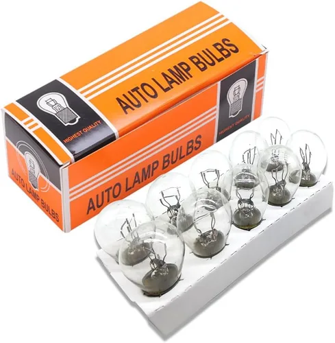 Pack de 10 bombillas de freno para coche, 1016 12V 21/5W BAY15D Luz de giro de doble haz de alto y bajo pie, luz de cola súper brillante de