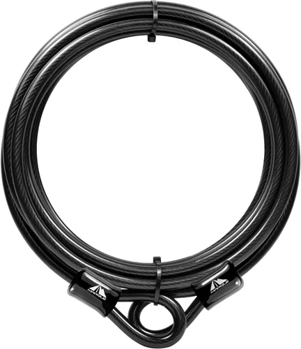 MARQUE Cable de acero de seguridad – 3/8 de pulgada (0.394 in) de grosor (4 pies, 7 pies, 15 pies, 20 pies o 30 pies) de cable de acero trenzado