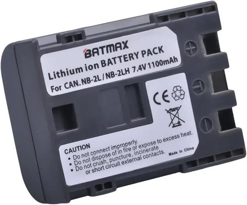 Vista 3 de Batmax Paquete de 2 baterías de repuesto de alta capacidad NB-2L/NB-2LH para cámaras digitales Canon Digital Rebel XT, XTi, EOS 350D, 400D