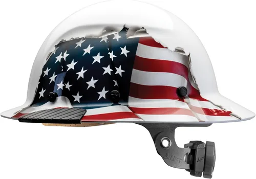 LIFT SAFETY Dax Fiber Resin Full Brim Safety Helmet/Hard Hat | 6 Point Suspension for Comfort & Impact Protection
