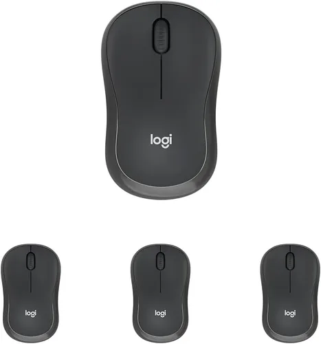Vista 20 de Logitech Ratón inalámbrico M185, 2.4 GHz con mini receptor USB, duración de la batería de 12 meses, seguimiento óptico de 1000 DPI, ambidiestro