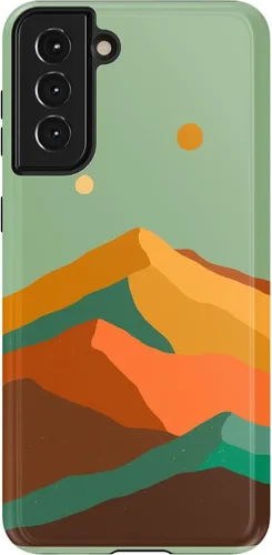 Vista 82 de Casely Funda para Galaxy S21 (Aquí viene el sol)