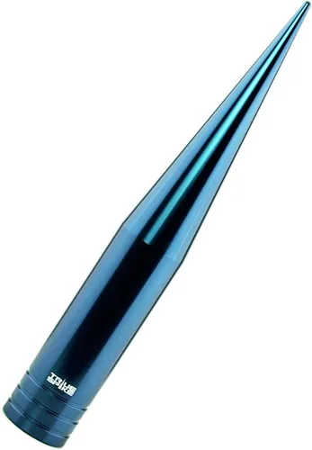 Vista 2 de True Spike Fat SPIKE BLUE ANTENNA en aluminio mecanizado CNC de calibre pesado compatible con Nissan Frontier 97-19 1997-2019