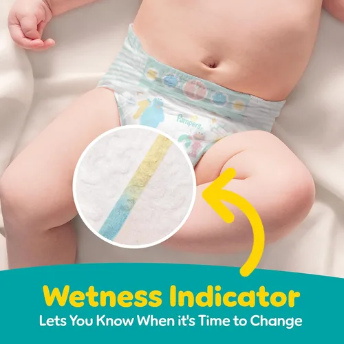 Vista 7 de Pañales Pampers - Baby Dry - Talla 6, 112 unidades, Pañal Desechable Absorbente para Bebé (El Empaque Puede Variar)