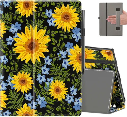Vista 11 de Funda para la nueva Amazon Fire HD 10 (solo apta para la 11ª generación, lanzamiento 2021) y la tablet Fire HD 10 Plus, funda plegable y delgada