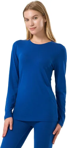 Vista 32 de Merino Protect 100% lana merino capa base mujer ropa interior térmica ligera suave manga larga camisa para senderismo esquí