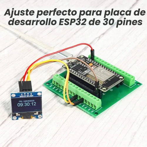 Vista 6 de ESP32S ESP32 Placa de desarrollo 2.4 GHz Dual Core WLAN WiFi + Bluetooth 2-en-1 Microcontrolador ESP-WROOM-32 Chip para Arduino (30PIN, 2PCS)