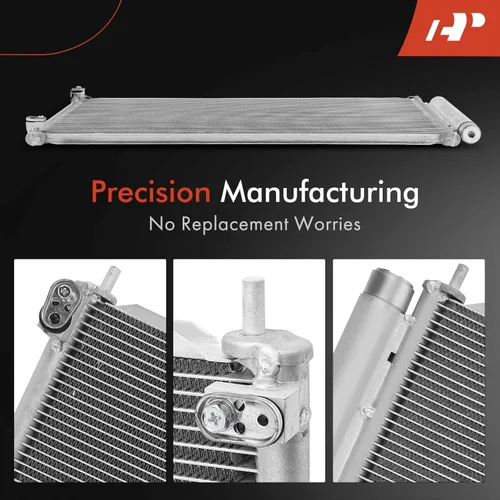 Vista 8 de Condensador de aire acondicionado A-Premium compatible con Honda Civic 2012-2015 1.8L 2.4L