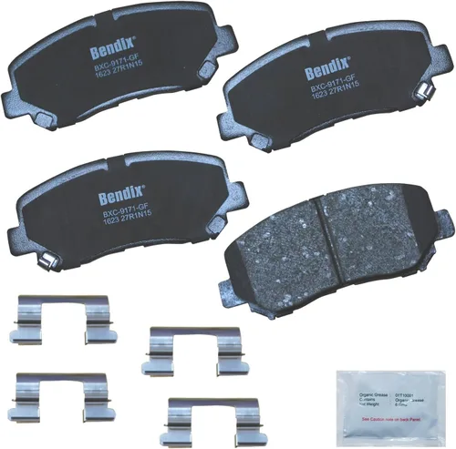 Vista 27 de Bendix Pastillas de freno delanteras de cerámica Priority1 CFC465AK2 para Acura EL 2005-1997, Honda Civic 2011-1996, Insight 2014-2010