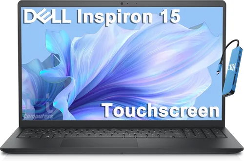 Dell Laptop Inspiron 15 con pantalla táctil (15.6 pulgadas FHD antirreflejo, Intel Core i5, 8 GB de RAM, 256 GB SSD) para negocios, estudiantes,