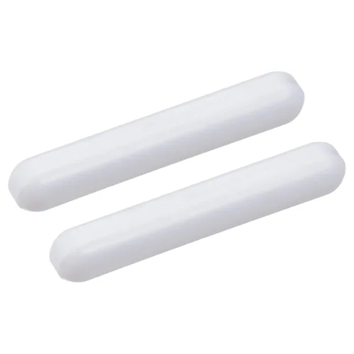 Vista 9 de MECCANIXITY Barra de agitador magnético, barra de agitación, 0.197 in, forma de cilindro, revestimiento de PTFE, imán blanco para laboratorio