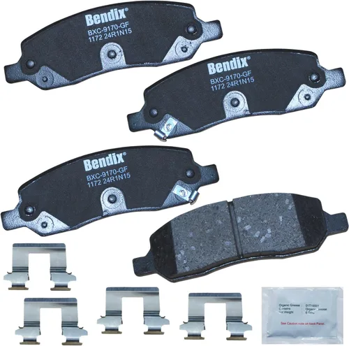 Vista 303 de Pastillas de Freno Traseras Cerámicas Bendix Priority1 CFC1510 para INFINITI QX56 2013-2011, QX80 2024-2014, Nissan Armada 2023-2017