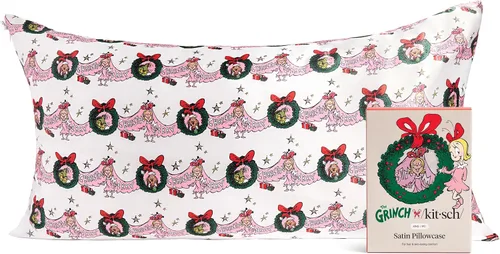 Vista 42 de Lisa Frank x Kitsch - Funda de almohada de satén con cremallera para cabello y piel, más suave que las fundas de almohada de seda, funda de almohada