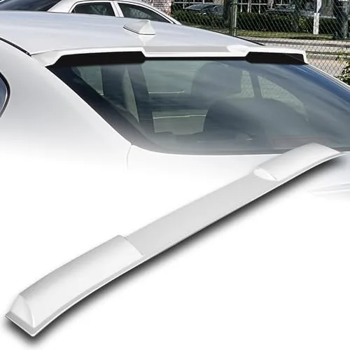 Vista 8 de Alerón de techo de plástico ABS para ventana trasera compatible con Infiniti G25 G35 G37 Q40 Sedán 2007-2015, 2008, 2009, 2010, 2011, 2012, 2013