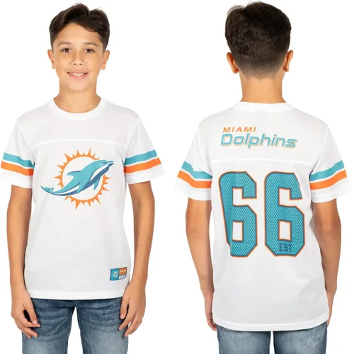 Vista 37 de Ultra Game NFL - Camiseta de malla vintage para niños