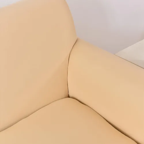 Vista 3 de Fundas elásticas para sofá de 1/2/3/4 plazas, funda para sofá biplaza/sillón, funda de sofá modular en forma de L, protector universal de muebles