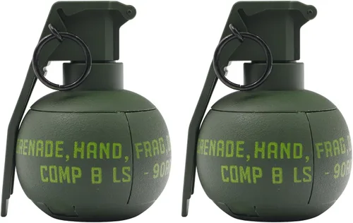 Vista 10 de Zhongren M67 Granadas de mano de plástico Juguete Maniquí Granada Modelo Tactcial Airsoft Paintball Ejército Juego de rol Prop para mayores de 15