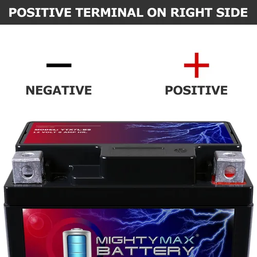 Vista 3 de Mighty Max Battery YTX7L-BS 12V 6AH Replacement Battery Compatible with Kawasaki Jetski JS - 750-6 Pack