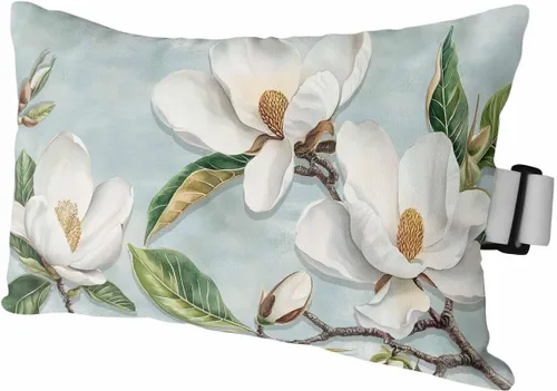 Vista 10 de PIEPLE Blue Flower - Almohada rectangular para reposacabezas para exteriores e interiores, 11 x 16 pulgadas, relleno de poliéster, impermeable