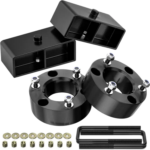 Vista 13 de PROEZE Kit de Bloque de Elevación de Nivelación de 1" para Silverado Sierra 1500 1999-2023 2WD 4WD, Kit de Bloque de Elevación de Nivelación Trasero