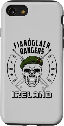 Vista 13 de iPhone 15 Fiannoglaigh Irish Special Force Army Ranger Irlanda Funda de defensa