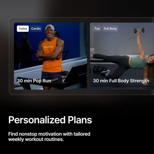 Vista 8 de Peloton Cross Training Tread, Treadmill for Running, Walking, and Hiking with Manual or Auto-Incline Options and Immersive 24” HD Touchscreen