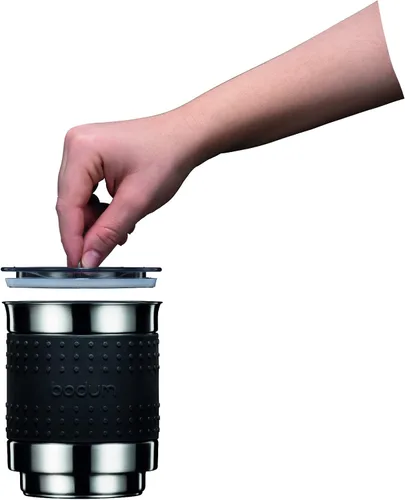 Vista 5 de Bistro Espumador de Leche Eléctrico Bistro Barista de 13.5 oz, Control Automático de Temperatura, Protección contra Hervido en Seco, Negro