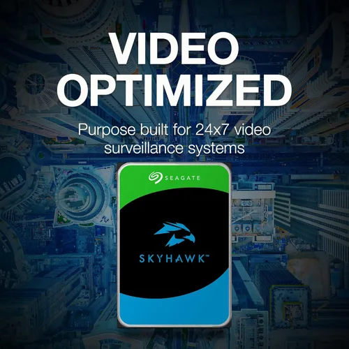 Vista 3 de SEAGATE ST4000VX007 Skyhawk 4TB Vigilancia Duro SATA 6Gb/s 64MB caché 3.5 pulgadas Unidad interna Embalaje libre de frustración (ST4000VXZ07) Disco