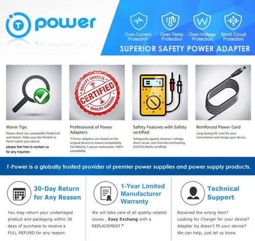 Vista 7 de T POWER 9V 4~8 Way Daisy Chain Splitter Cord para pedal de efecto de guitarra se adapta a Zoom Roland Behringer Boss Digitech Jim Dunlop Ditto