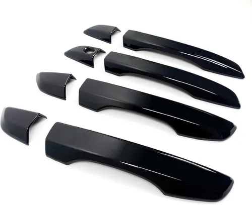 Vista 12 de Cubierta de Manija de Puerta Compatible con Honda Civic de 10ª Generación Sedan Hatchback Coupe Tipo R 2016 2017 2018 2019 2020 2021 Manijas