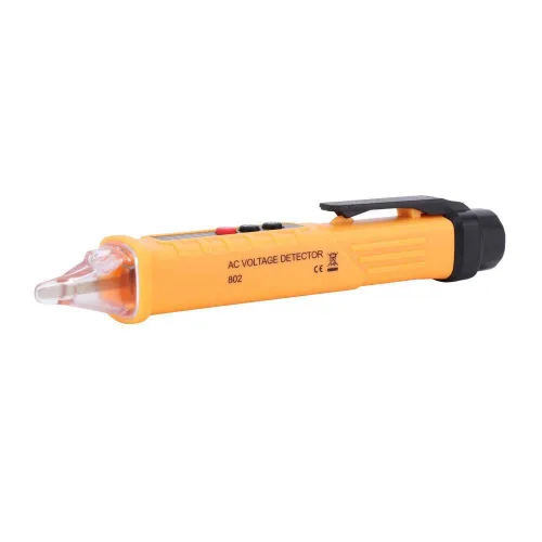 Vista 2 de Voltage Test Pen, 802 High Accuracy Test Pencil Electric Voltage Detector Tester Pen 48-1000V/12-1000V electrical test equipment Voltage Test Pen