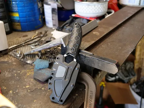 Vista 28 de Camillus Cuchillo de hoja fija de 7.25 pulgadas, resistente a la corrosión, resistente a la corrosión, acero inoxidable 420, para supervivencia