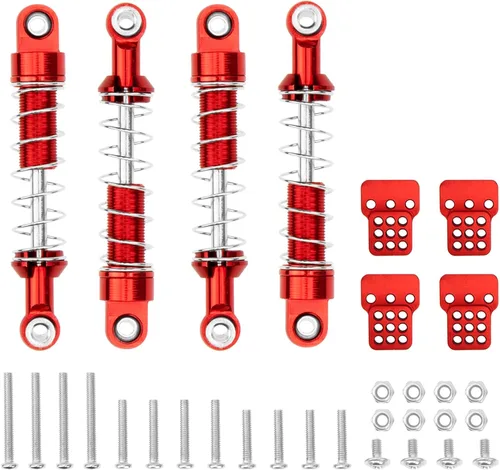 Vista 2 de Suspensión de amortiguador de metal con soporte de asiento extensor compatible con 1/12 MN D90 D91 D96 D99 D99S MN90 MN99S WPL C14 C24 C34 1/16 RC