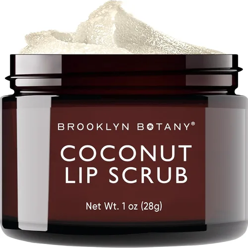 Brooklyn Botany Exfoliante para Labios 1 oz – Hidratante de Labios para Labios Secos y Agrietados – Exfoliante Labial Suave para Labios Suaves y Más