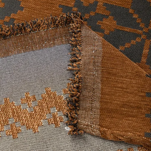 Vista 9 de VClife Funda de sofá bohemia para Navidad, 1 pieza, suave y cálida para sofá seccional, funda lavable de calabaza y jacquard negro para sofá biplaza