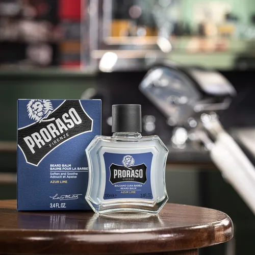 Vista 7 de Proraso - Bálsamo para barba para hombres, nutre y suaviza el crecimiento de la barba nueva y las barbas cortas
