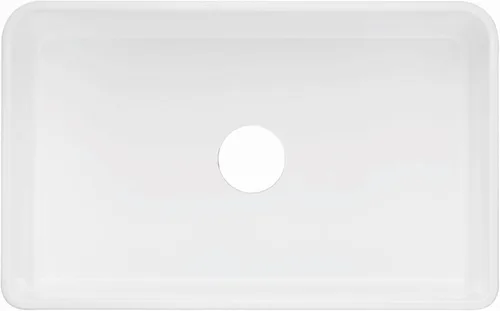 Vista 2 de BLANCO 524258 CERANA - Fregadero de cocina con delantal frontal con rejilla incluida, galleta