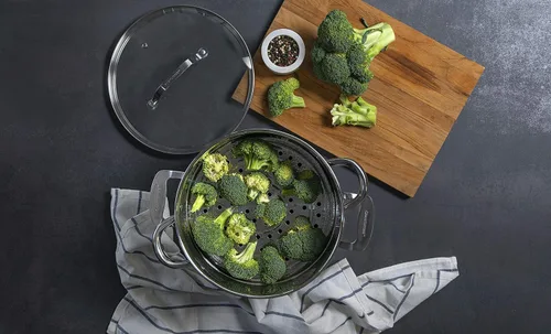 Vista 2 de Granitestone 15 Pc Kitchen Pots and Pans Set Non Stick, Kitchen Cookware Sets, Pot and Pan Set, Nonstick Cookware Set, Diamond Coated Non Stick Pots