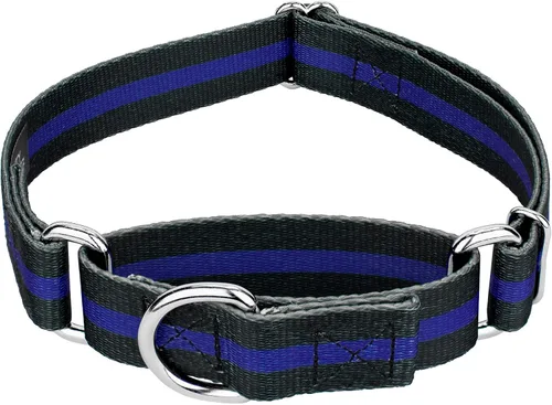 Vista 22 de Country Brook Petz - Collar de perro Martingala de camuflaje azul con diseño de camuflaje y diseños resistentes (1/2 pulgada, 2XS)