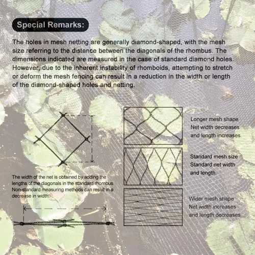 Vista 3 de Meanchen Red de estanque de 15 x 20 pies, red de estanque para hojas, red de cubierta de estanque protege a los peces koi de pájaros, gatos